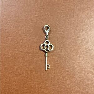 Lia Sophia Elegant Silver Key Charm